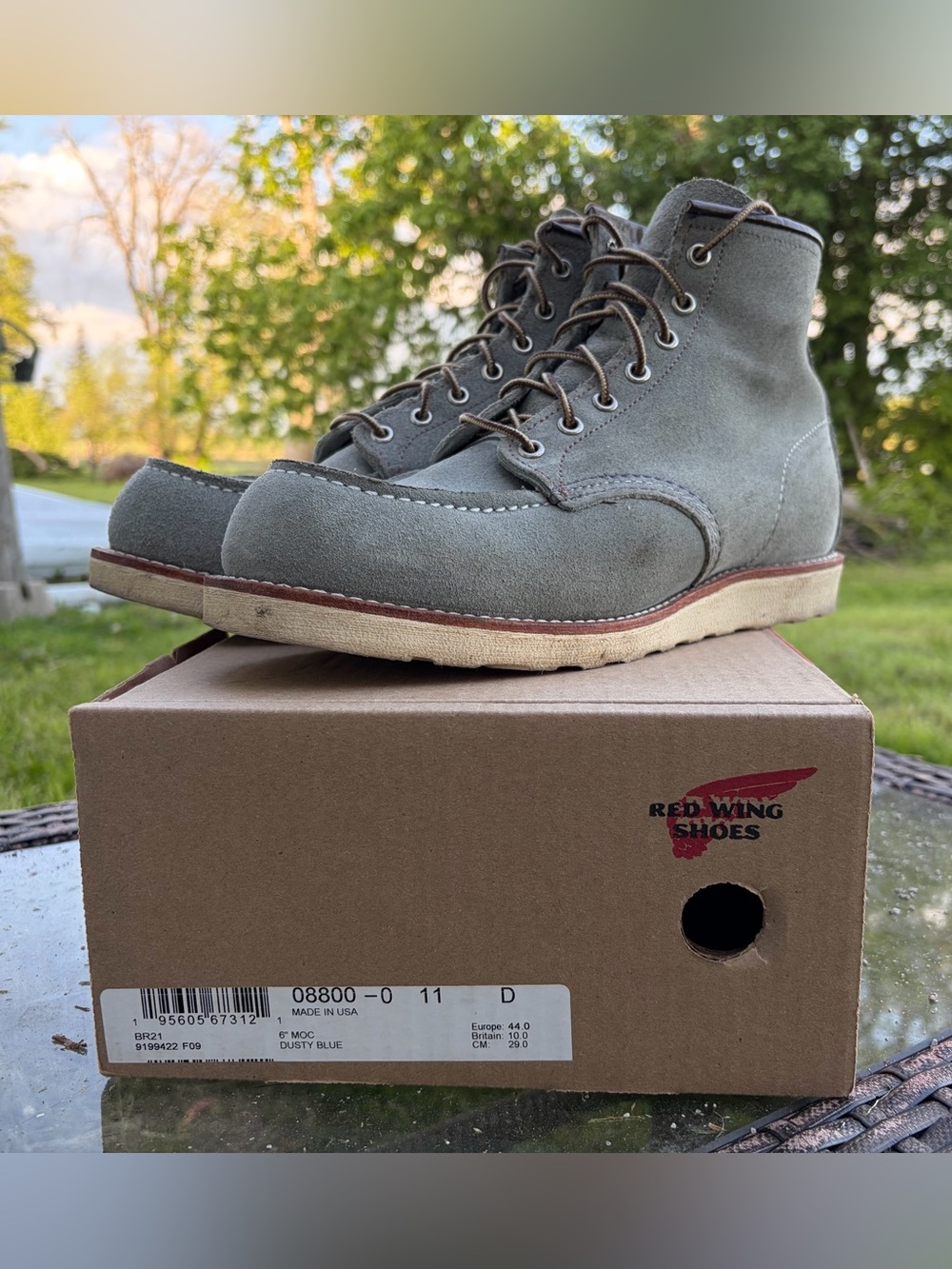 Red Wing Classic Moc 8800 size 11D